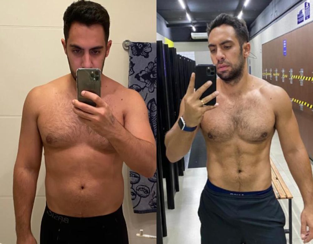 ANTES E DEPOIS GUILHERME ANTES E DEPOIS GUILHERME